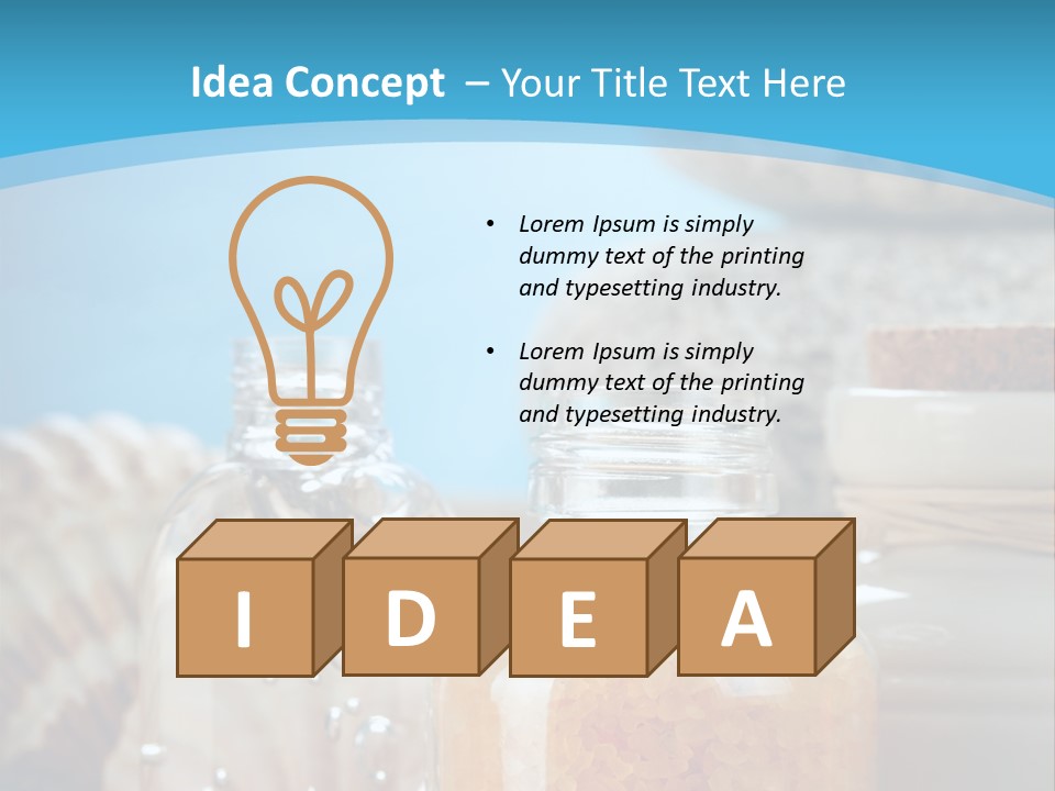 Orange Holiday Spray PowerPoint Template