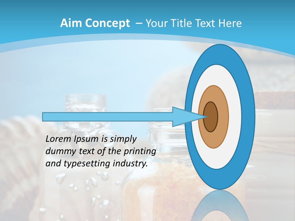 Orange Holiday Spray PowerPoint Template