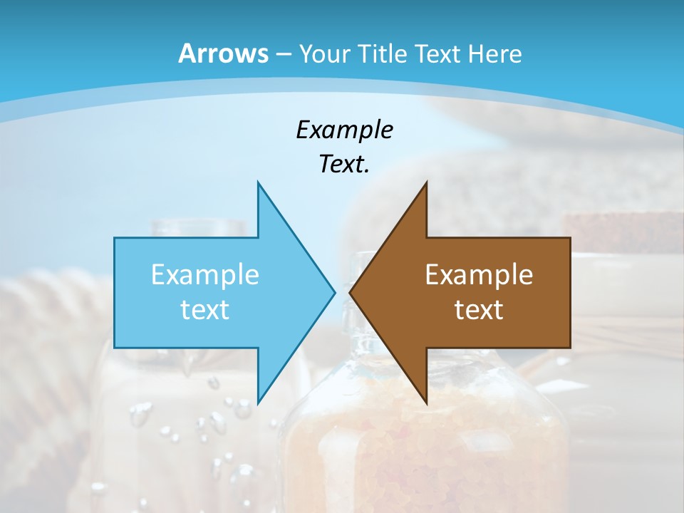 Orange Holiday Spray PowerPoint Template