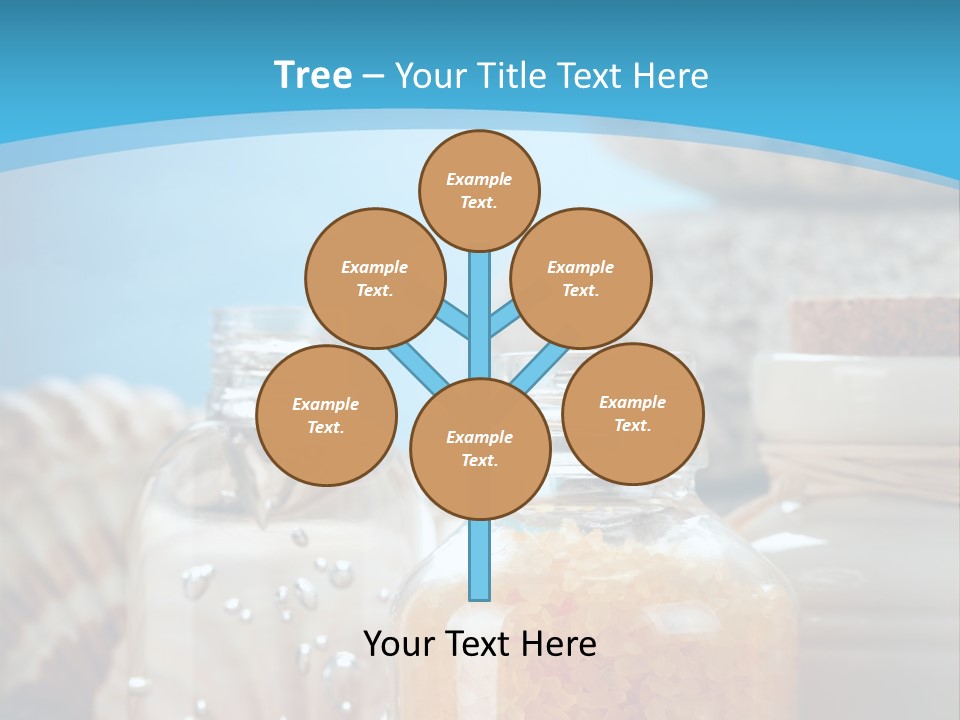 Orange Holiday Spray PowerPoint Template