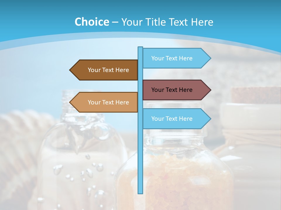 Orange Holiday Spray PowerPoint Template