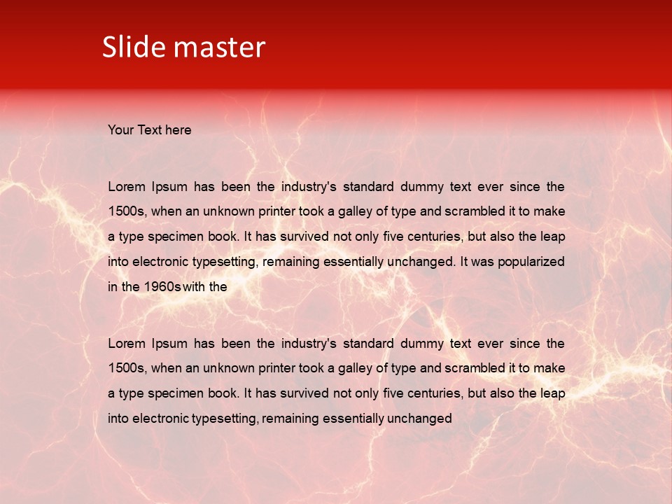 Abstract Background Nature Bolt PowerPoint Template