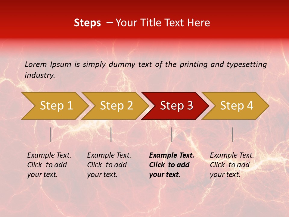 Abstract Background Nature Bolt PowerPoint Template