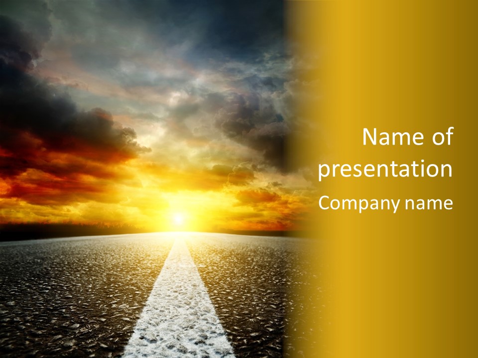 Travelling Infinity Country PowerPoint Template