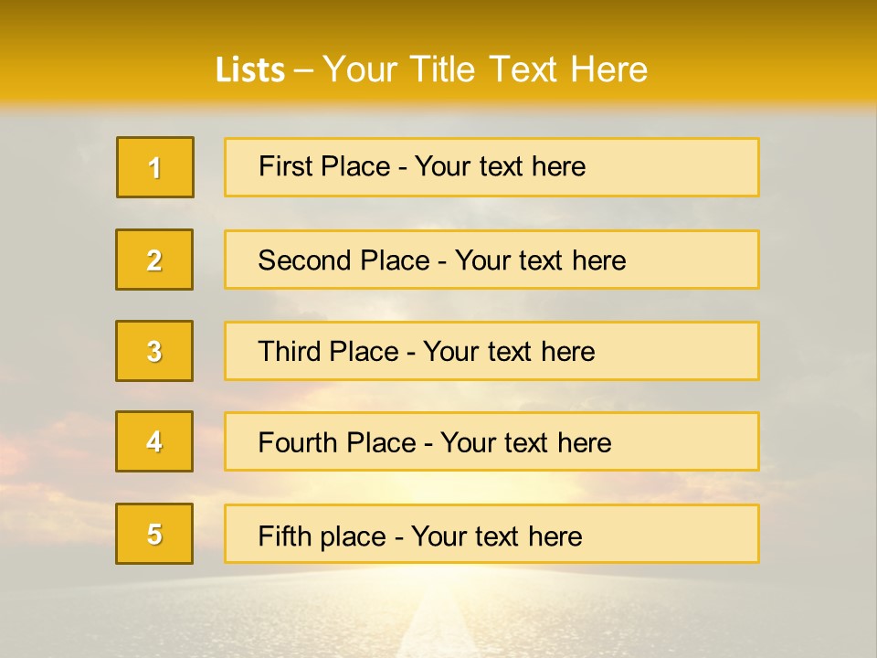 Travelling Infinity Country PowerPoint Template