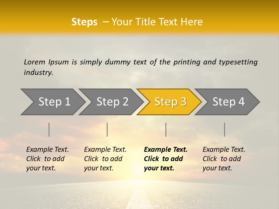 Travelling Infinity Country PowerPoint Template