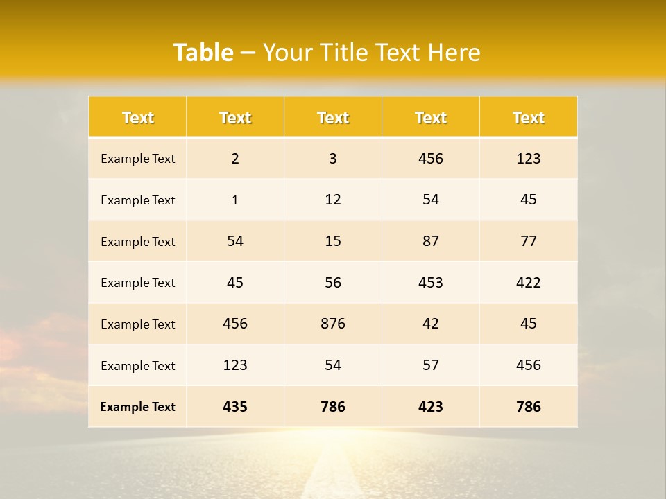 Travelling Infinity Country PowerPoint Template