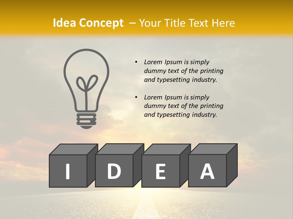 Travelling Infinity Country PowerPoint Template