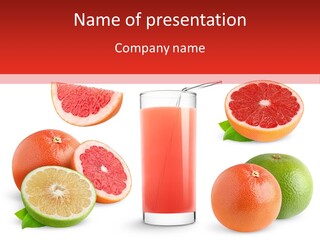 Beautiful Ripe Juicy PowerPoint Template