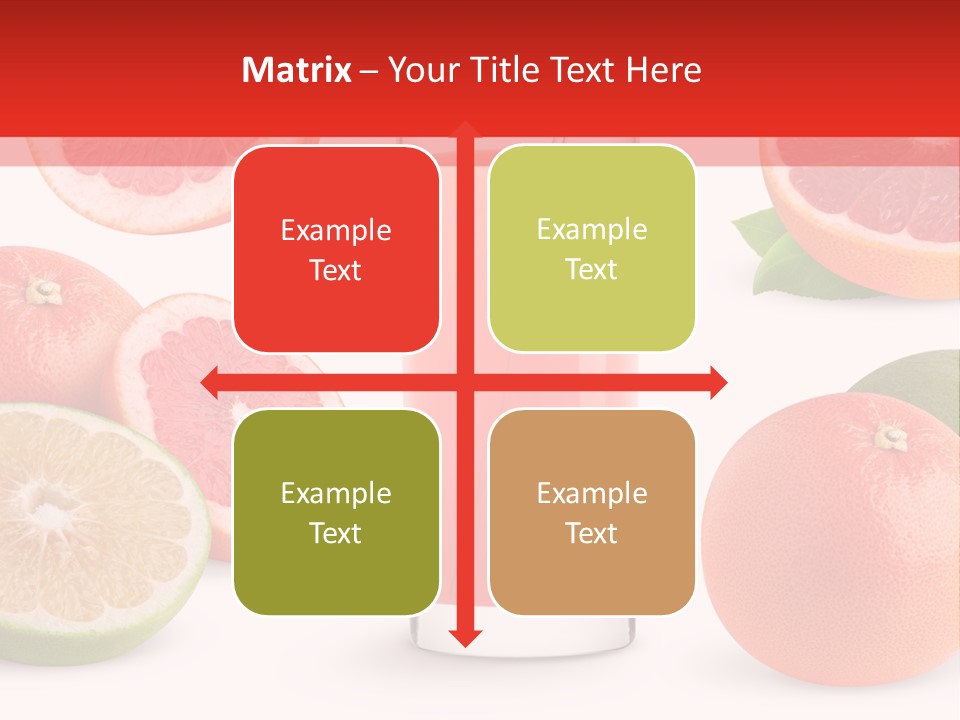 Beautiful Ripe Juicy PowerPoint Template