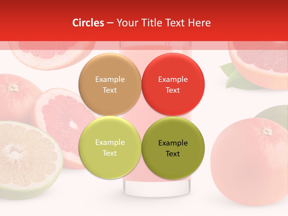 Beautiful Ripe Juicy PowerPoint Template