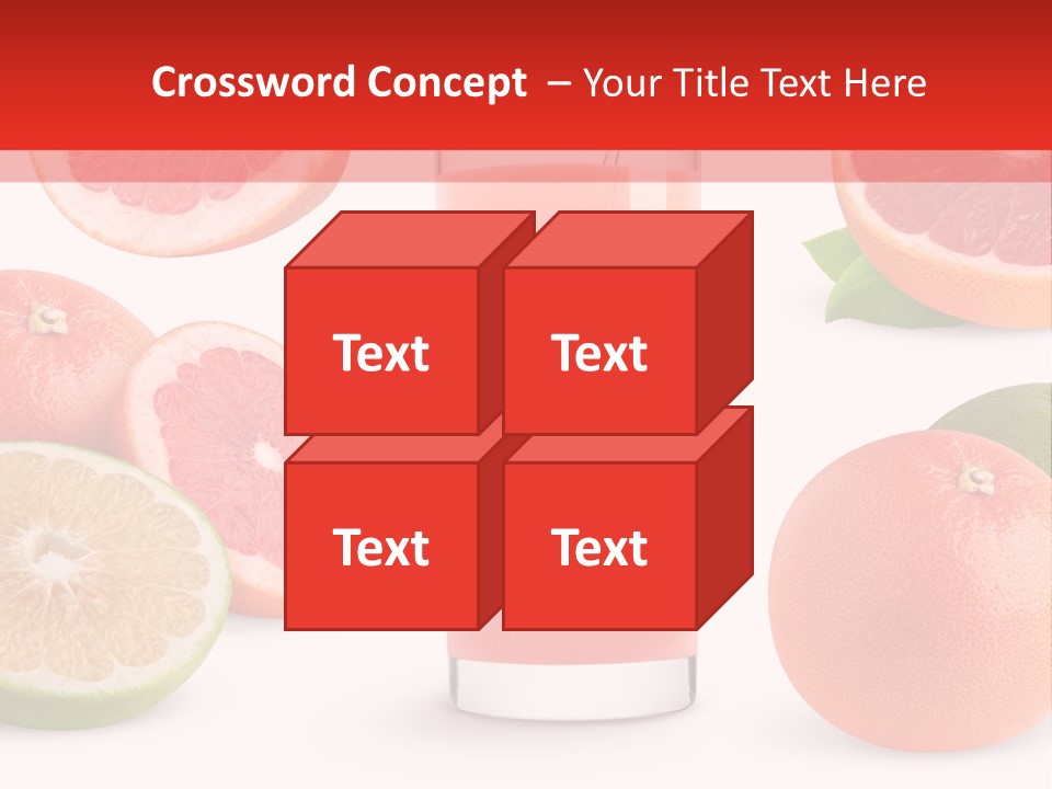 Beautiful Ripe Juicy PowerPoint Template