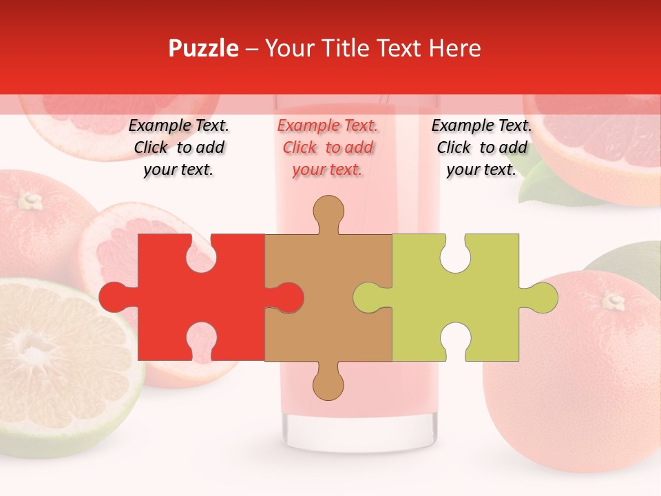 Beautiful Ripe Juicy PowerPoint Template