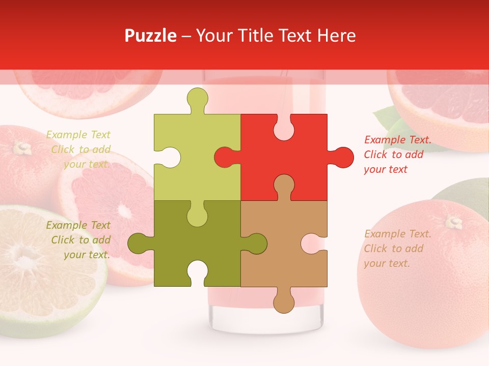 Beautiful Ripe Juicy PowerPoint Template
