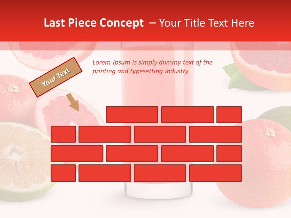 Beautiful Ripe Juicy PowerPoint Template