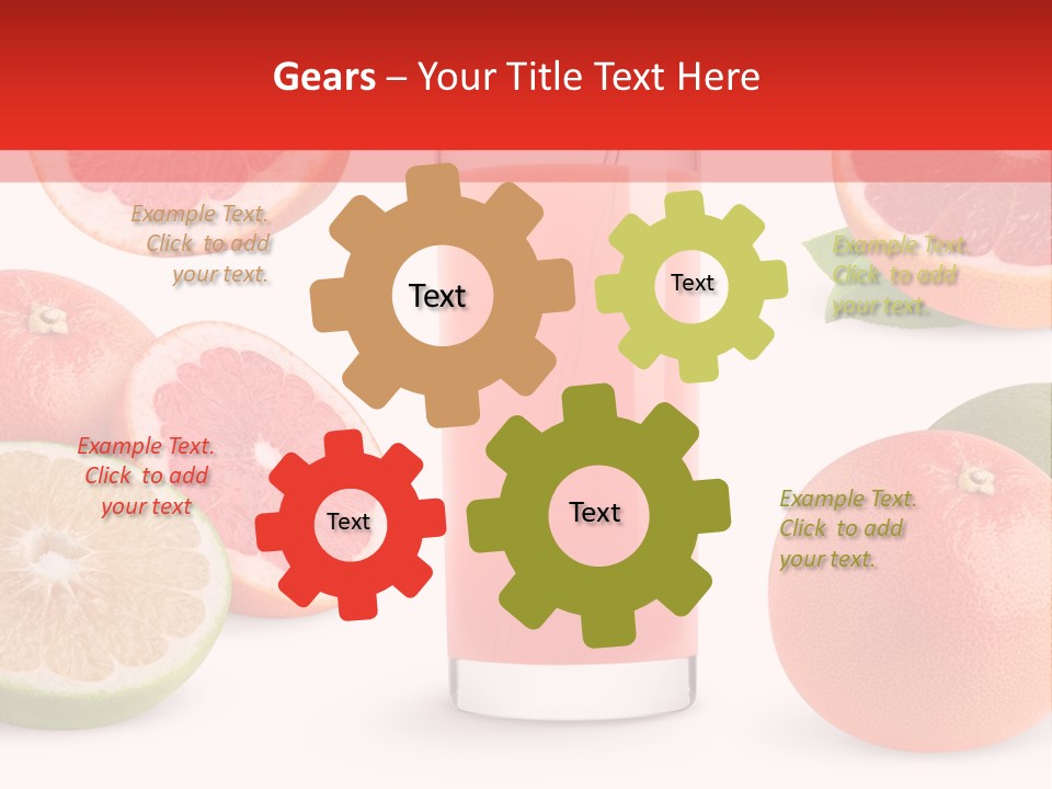 Beautiful Ripe Juicy PowerPoint Template