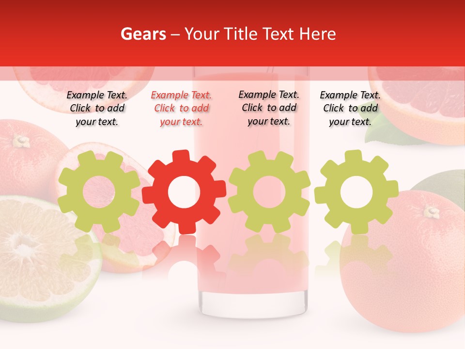 Beautiful Ripe Juicy PowerPoint Template