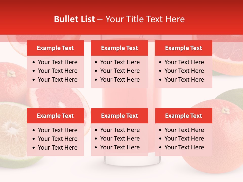 Beautiful Ripe Juicy PowerPoint Template