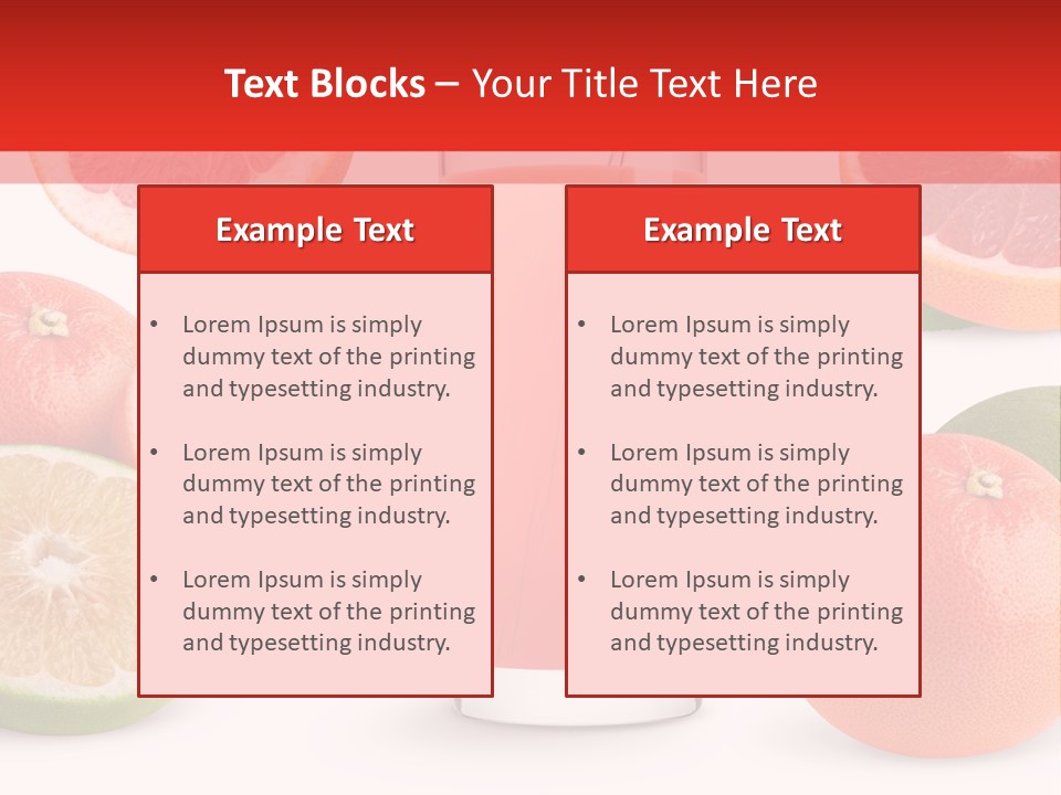 Beautiful Ripe Juicy PowerPoint Template