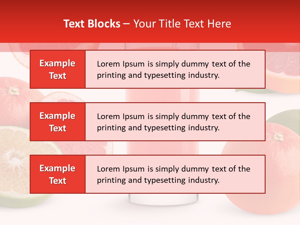 Beautiful Ripe Juicy PowerPoint Template