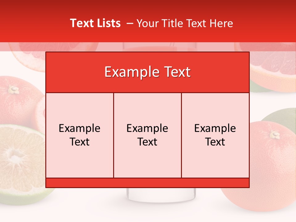 Beautiful Ripe Juicy PowerPoint Template