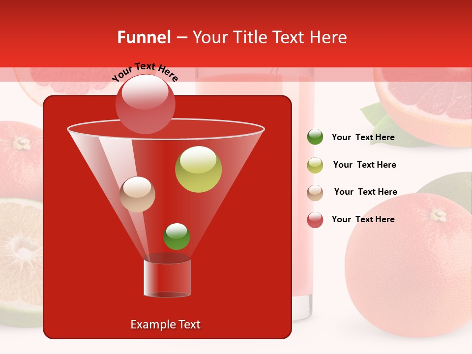 Beautiful Ripe Juicy PowerPoint Template