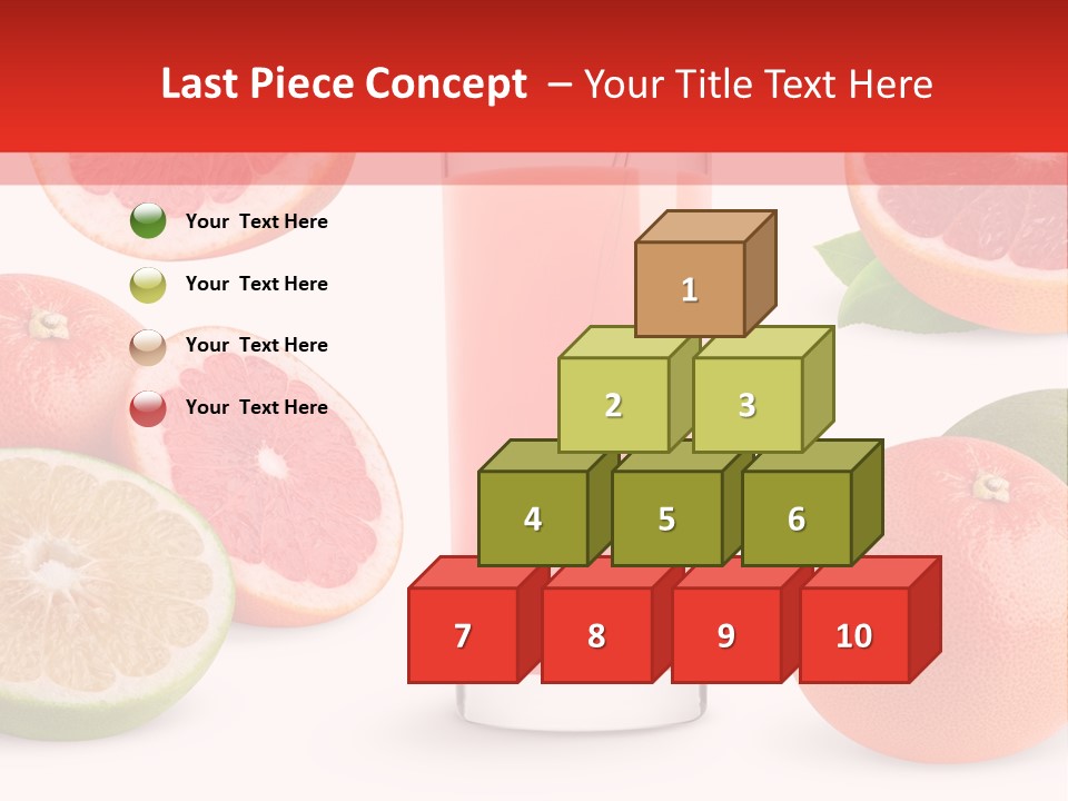 Beautiful Ripe Juicy PowerPoint Template