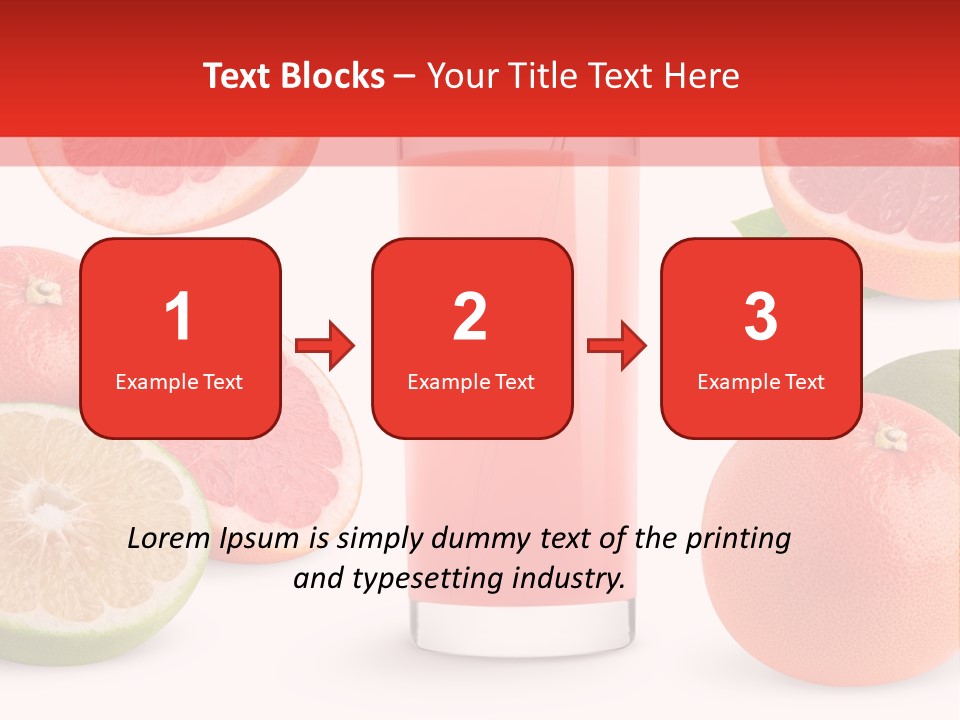 Beautiful Ripe Juicy PowerPoint Template