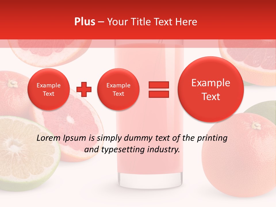 Beautiful Ripe Juicy PowerPoint Template