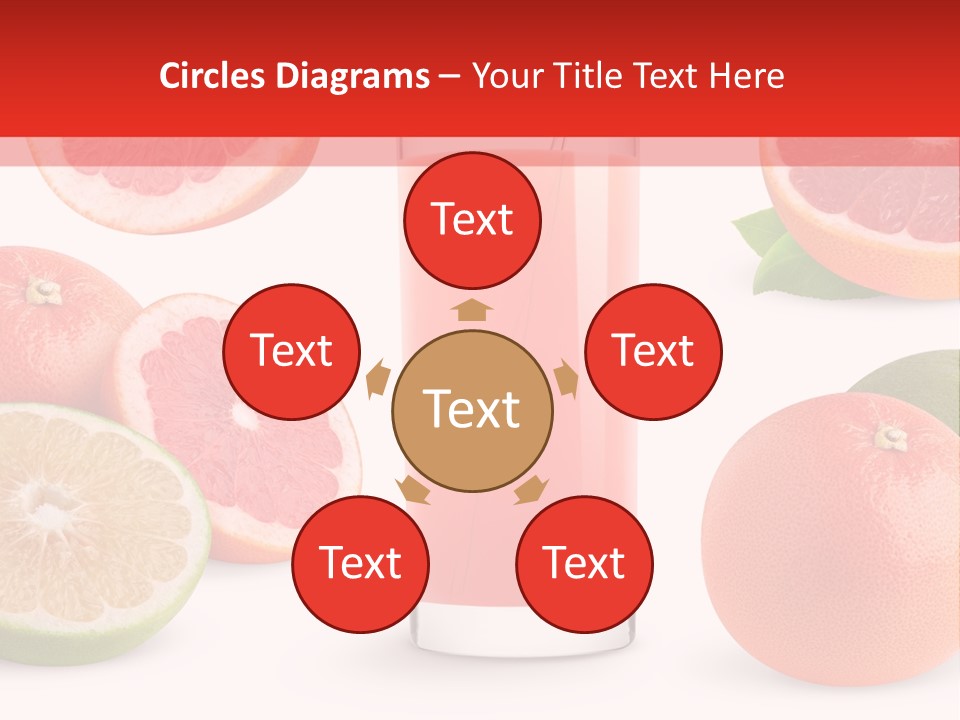 Beautiful Ripe Juicy PowerPoint Template