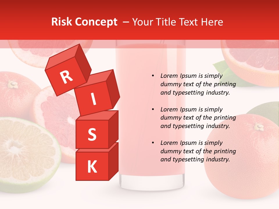 Beautiful Ripe Juicy PowerPoint Template