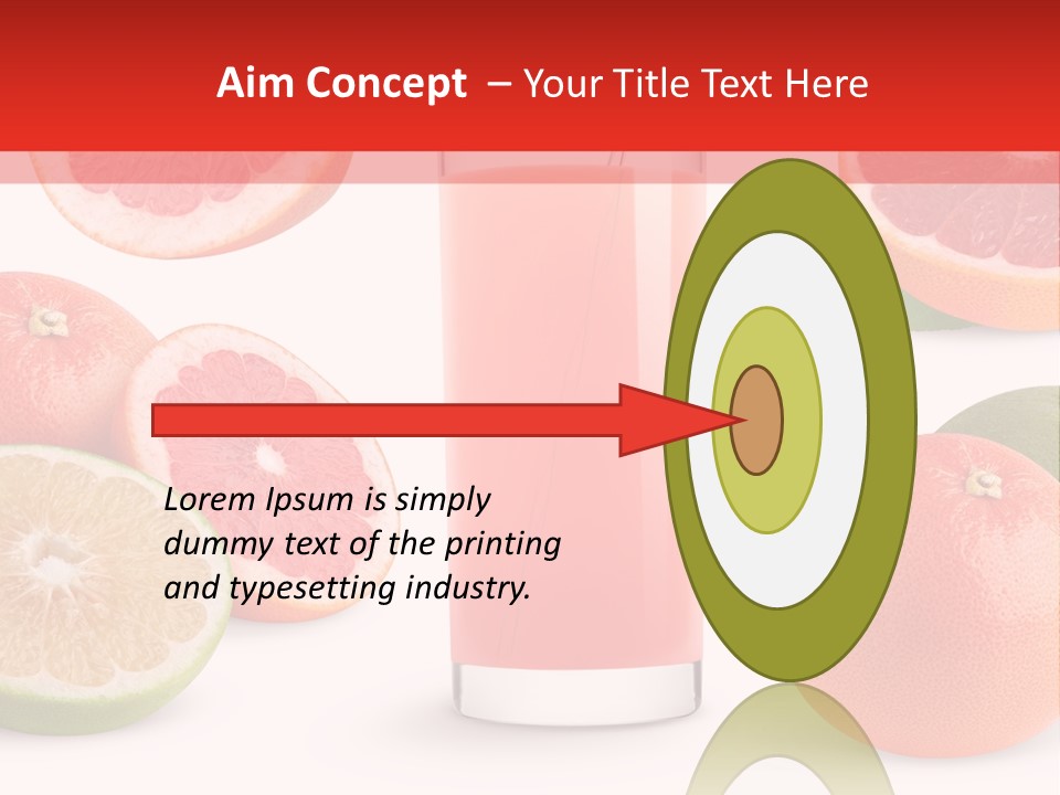 Beautiful Ripe Juicy PowerPoint Template