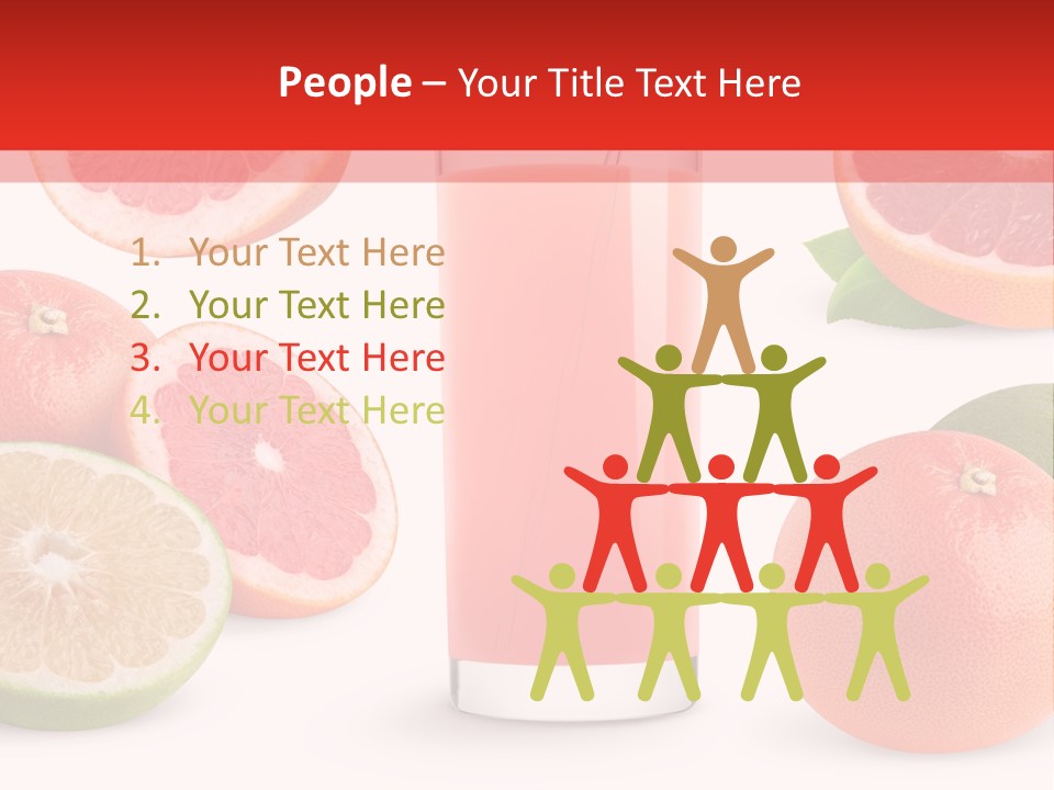 Beautiful Ripe Juicy PowerPoint Template