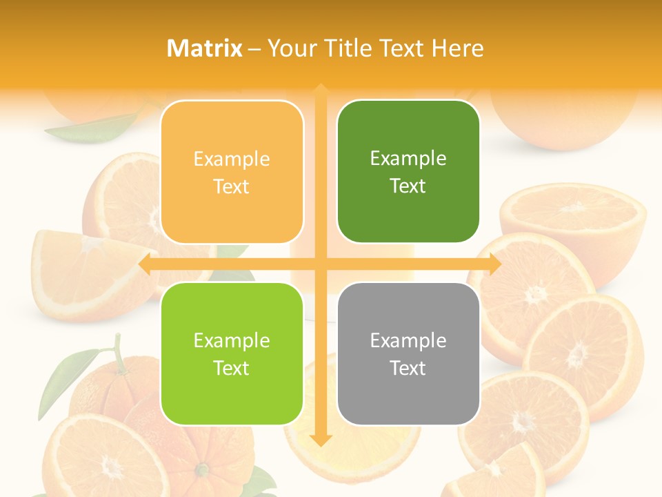 Ripe Healthy Half PowerPoint Template