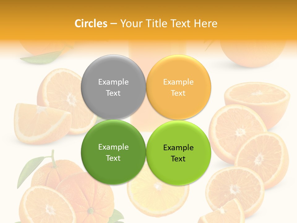 Ripe Healthy Half PowerPoint Template