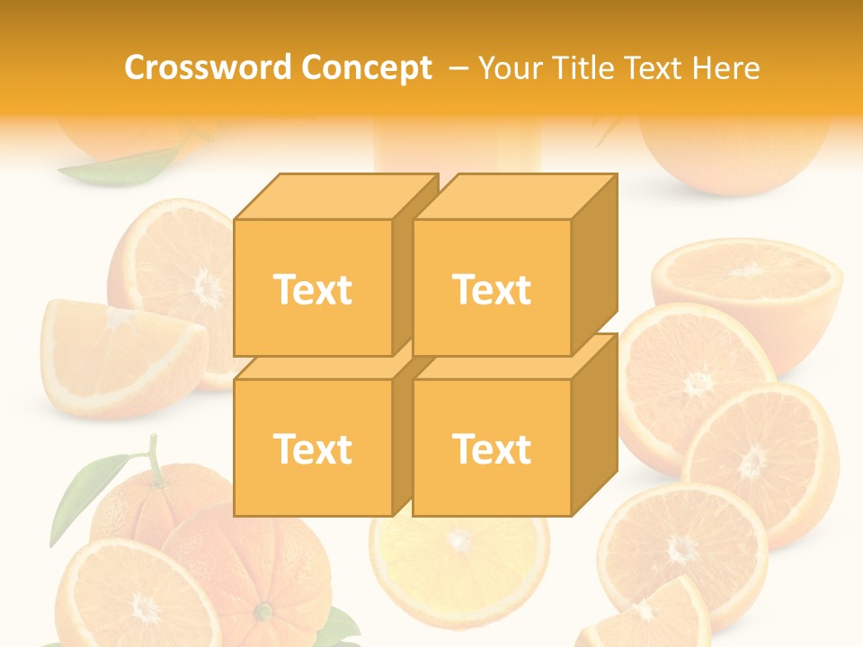 Ripe Healthy Half PowerPoint Template
