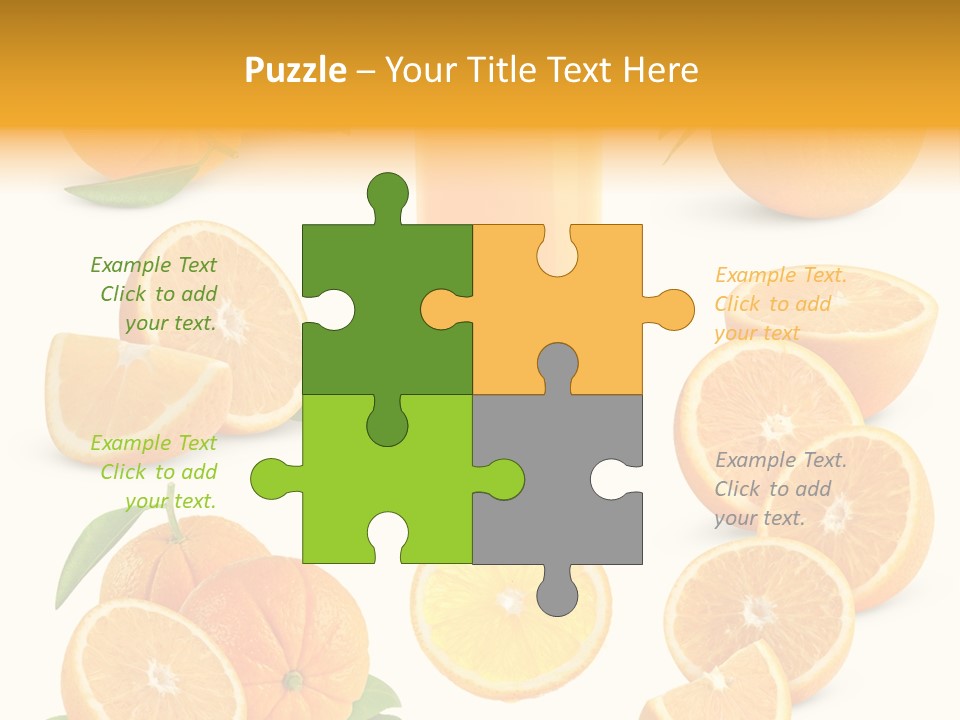 Ripe Healthy Half PowerPoint Template
