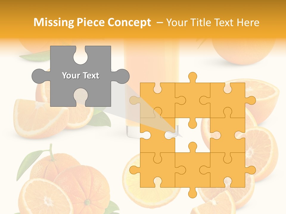 Ripe Healthy Half PowerPoint Template