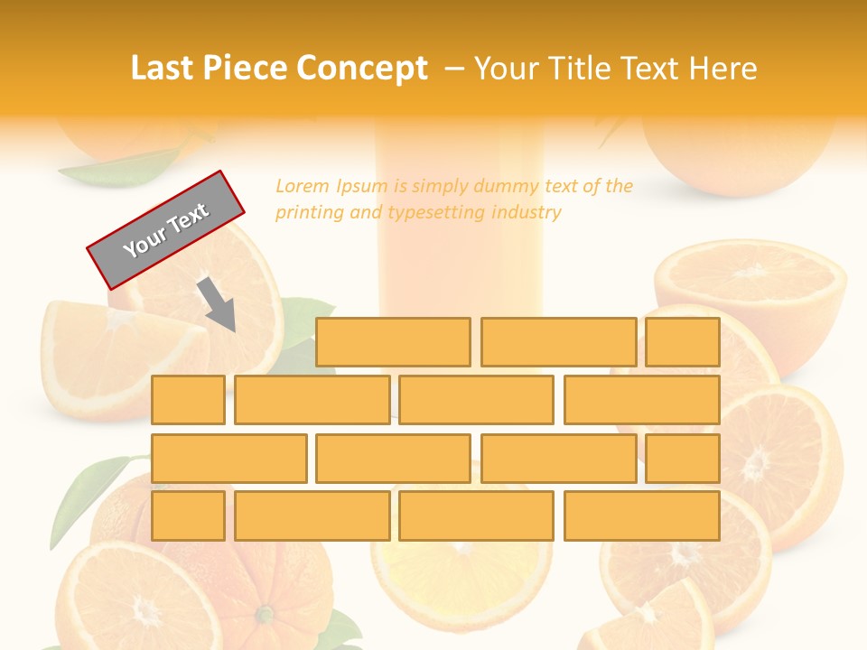 Ripe Healthy Half PowerPoint Template