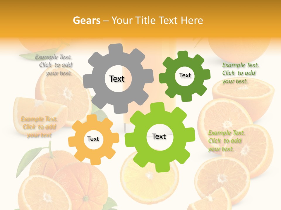 Ripe Healthy Half PowerPoint Template