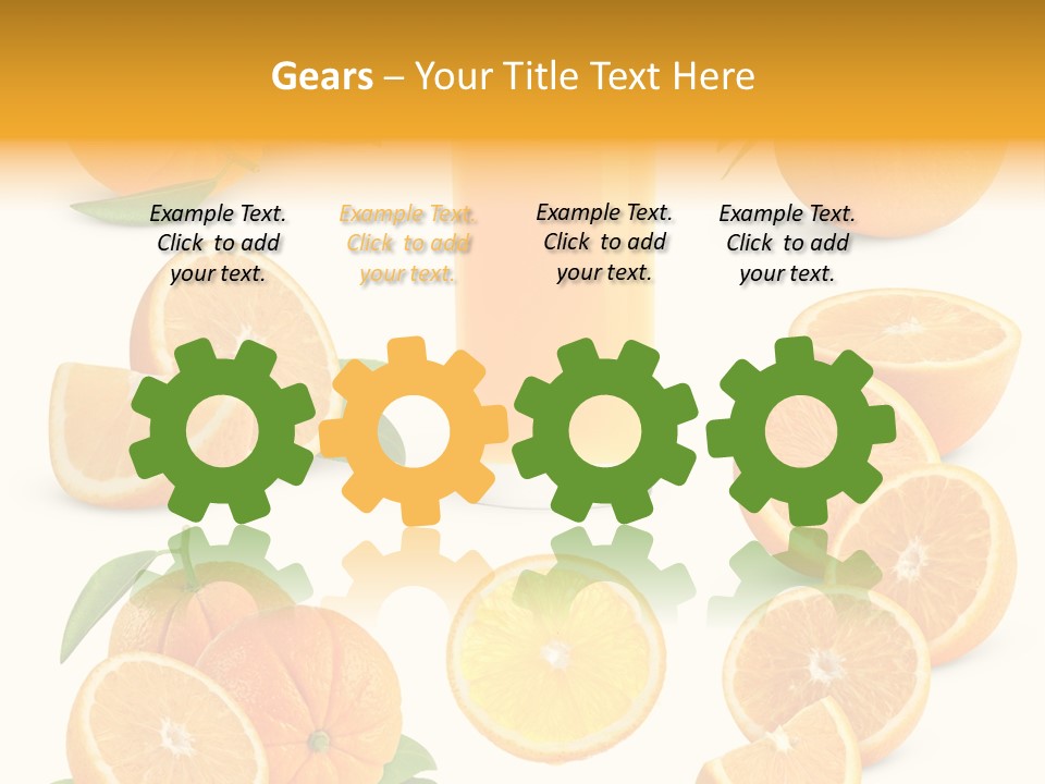 Ripe Healthy Half PowerPoint Template