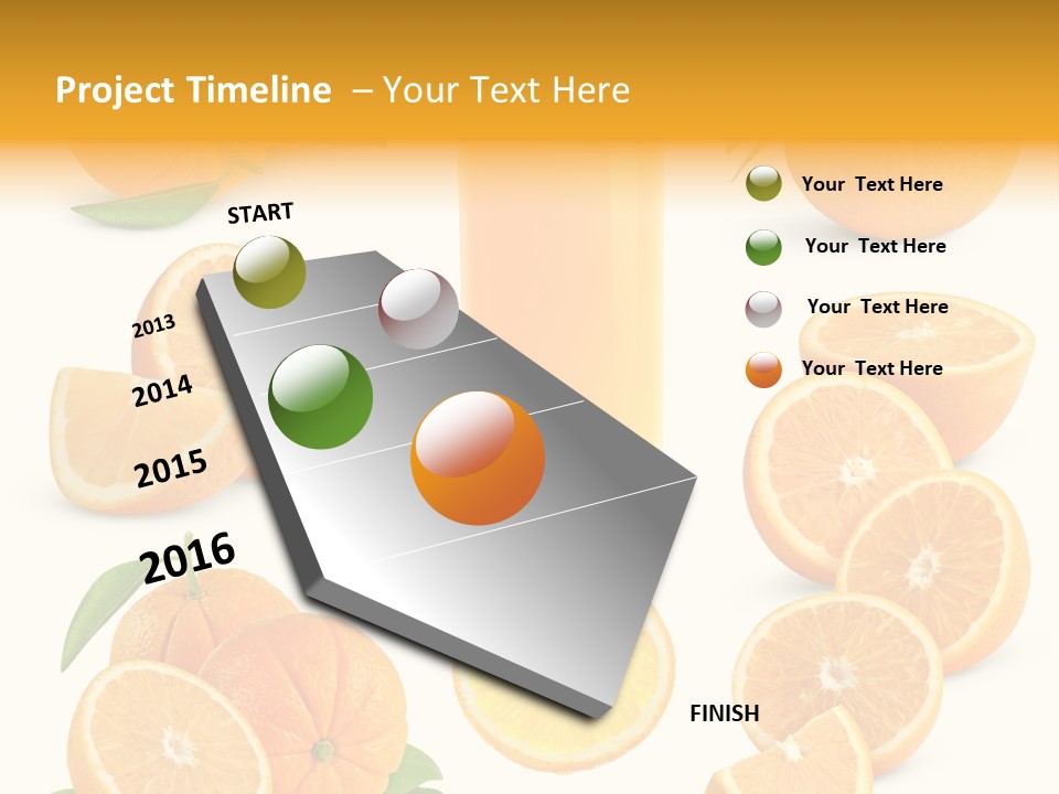 Ripe Healthy Half PowerPoint Template
