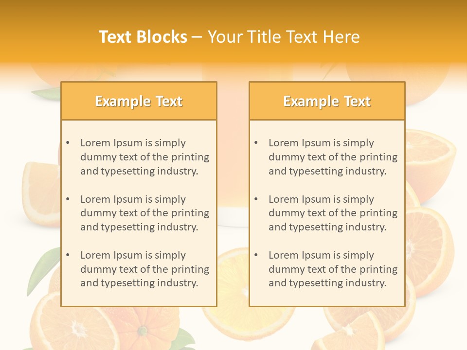 Ripe Healthy Half PowerPoint Template