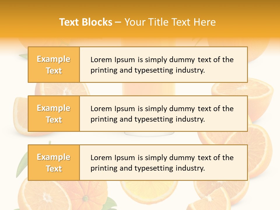 Ripe Healthy Half PowerPoint Template