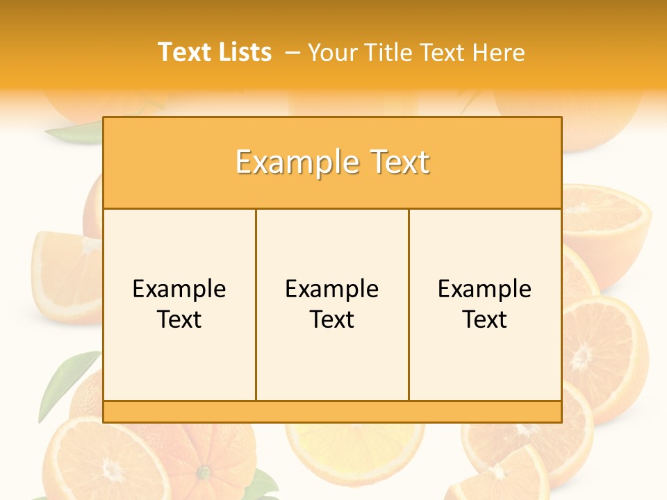 Ripe Healthy Half PowerPoint Template