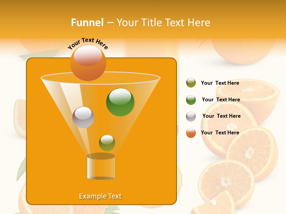 Ripe Healthy Half PowerPoint Template