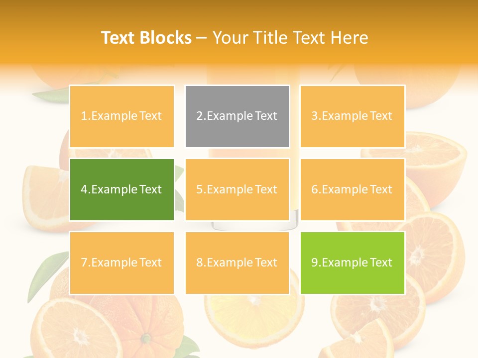 Ripe Healthy Half PowerPoint Template