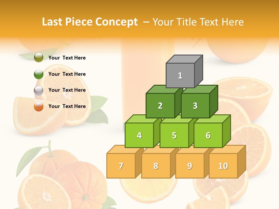 Ripe Healthy Half PowerPoint Template