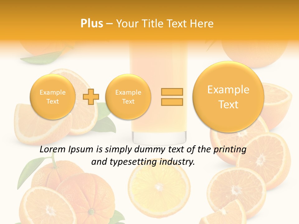 Ripe Healthy Half PowerPoint Template