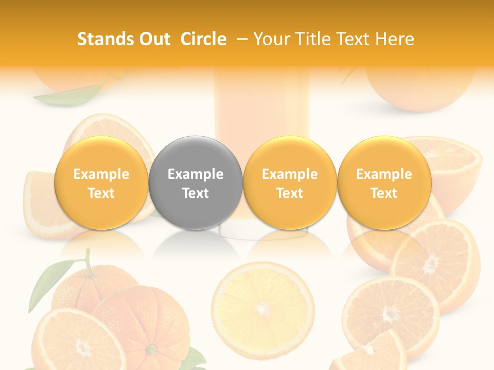 Ripe Healthy Half PowerPoint Template